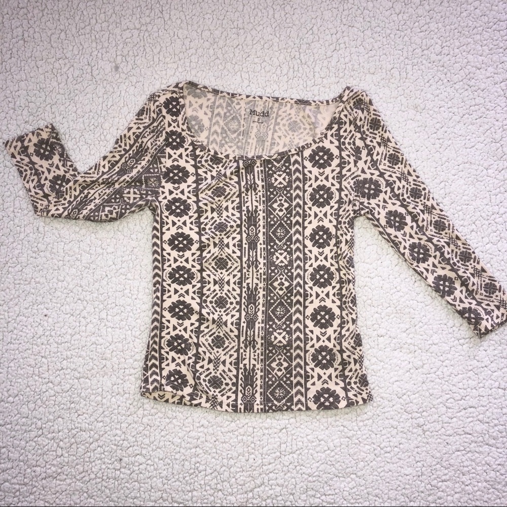 🌴Mudd long sleeve top